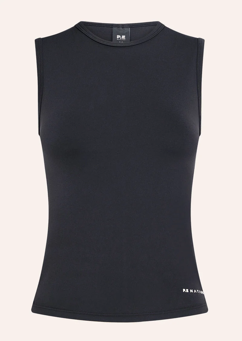 SIGNATURE MUSCLE TANK IN BLACK - 1