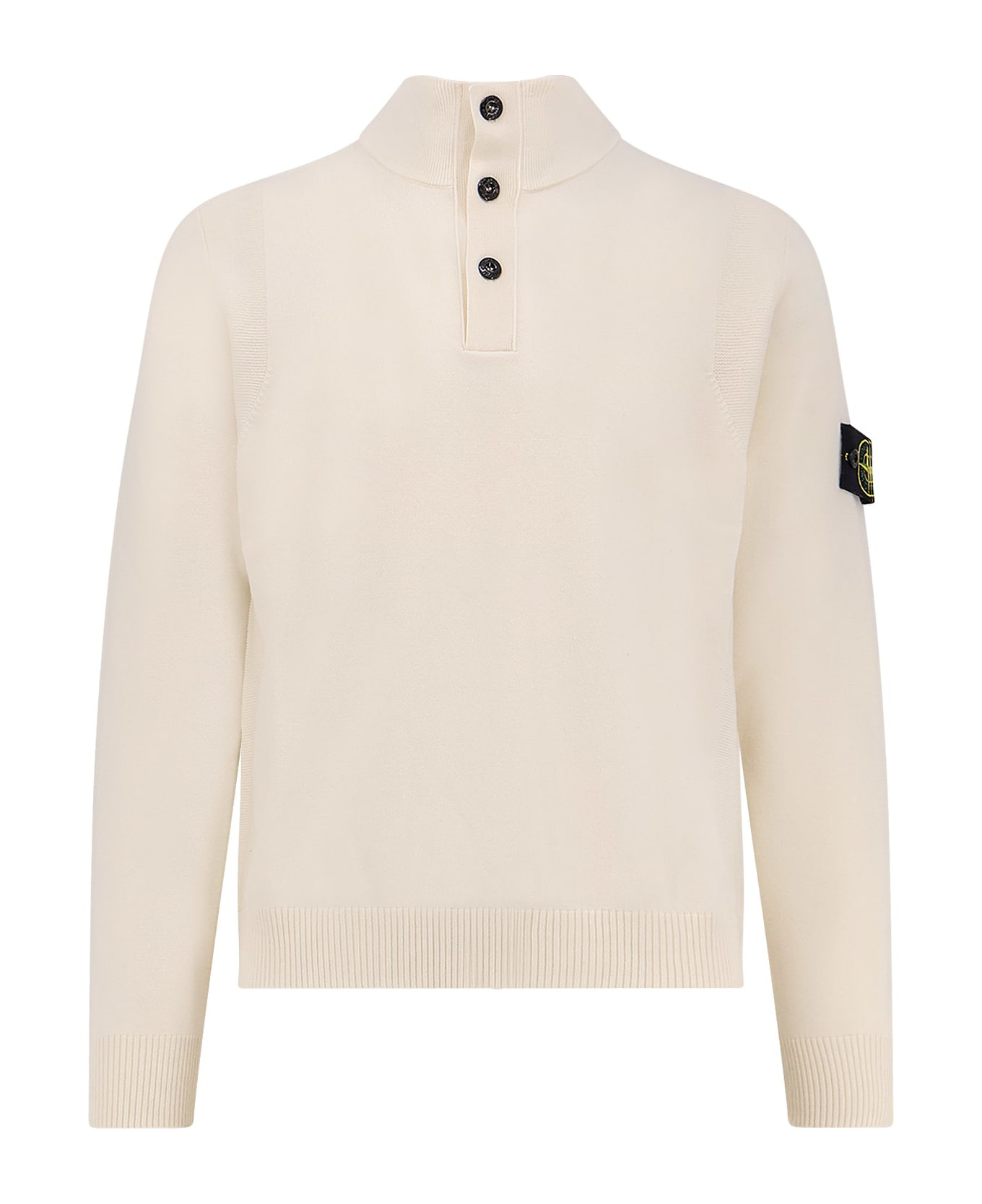 Certified Virgin Wool Blend Sweater - 1