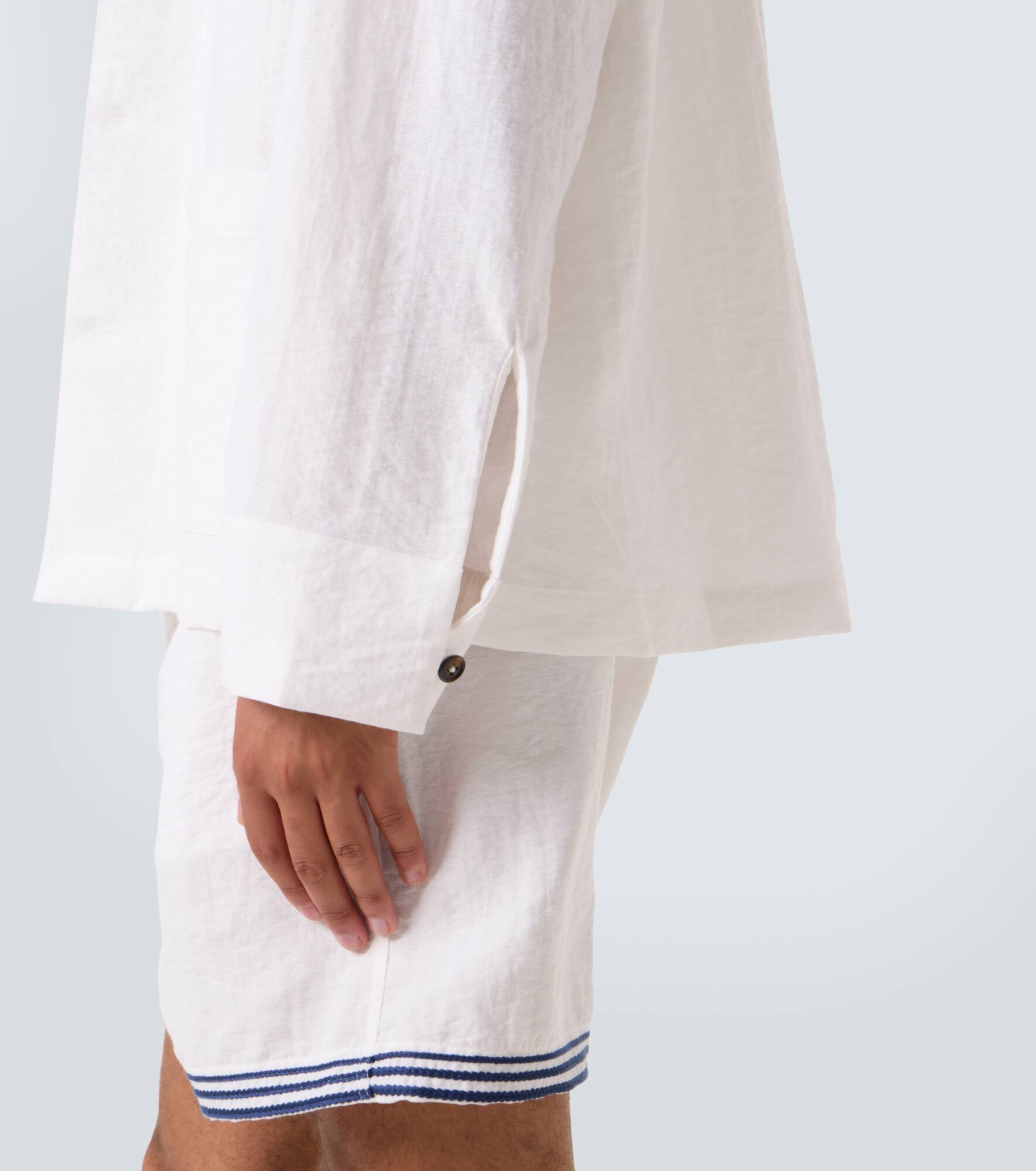 Embroidered overshirt - 6