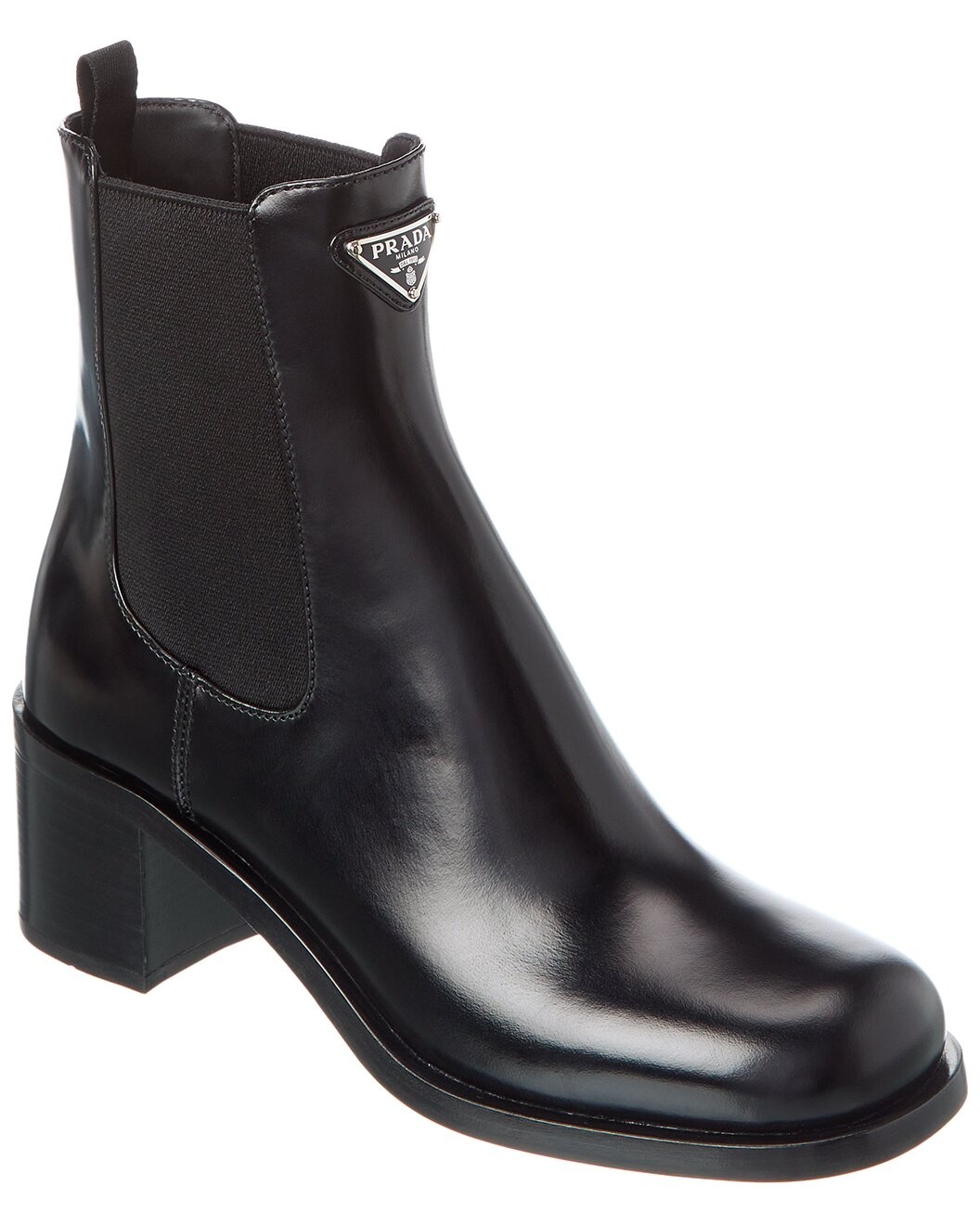 Prada Brushed Leather Bootie - 1