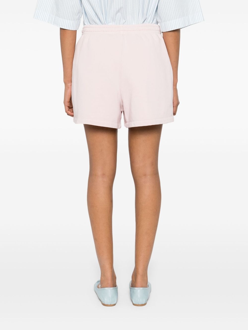 logo-embroidered track shorts - 4