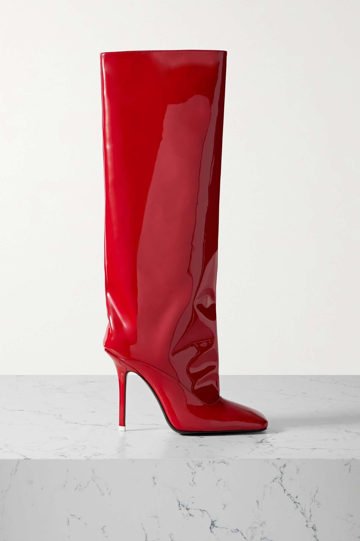 Sienna patent-leather knee boots - 1