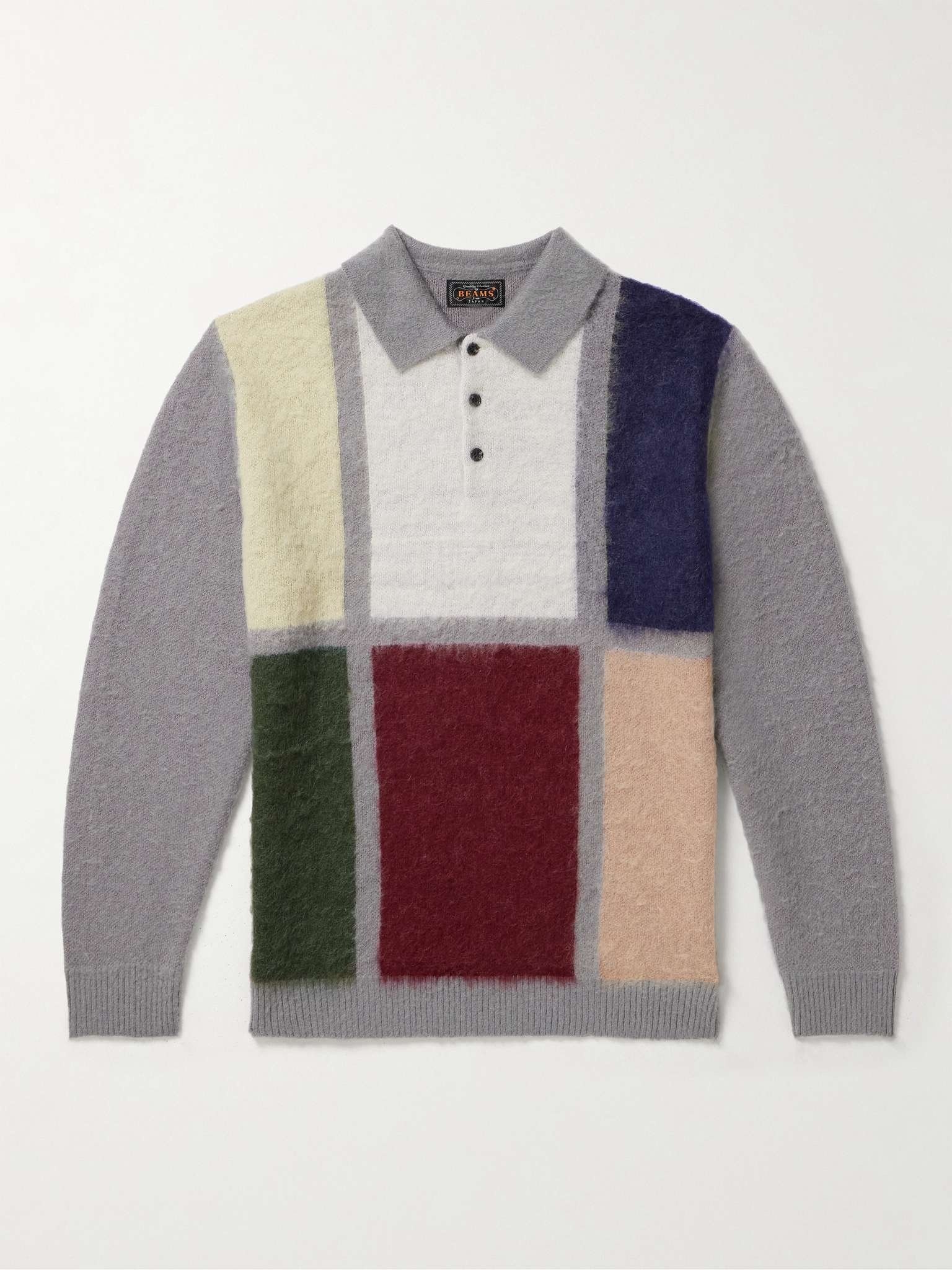 Colour-Block Intarsia-Knit Sweater - 1