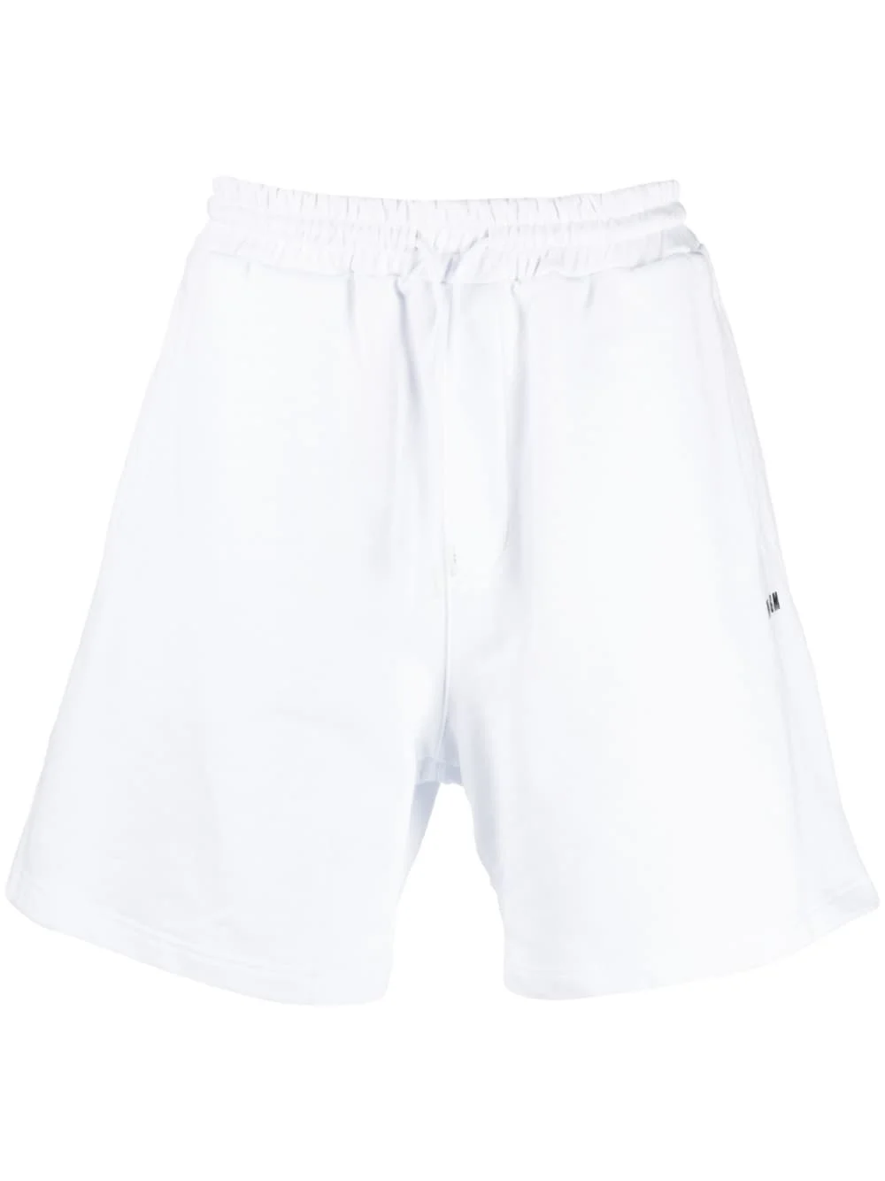 logo-print cotton shorts - 1