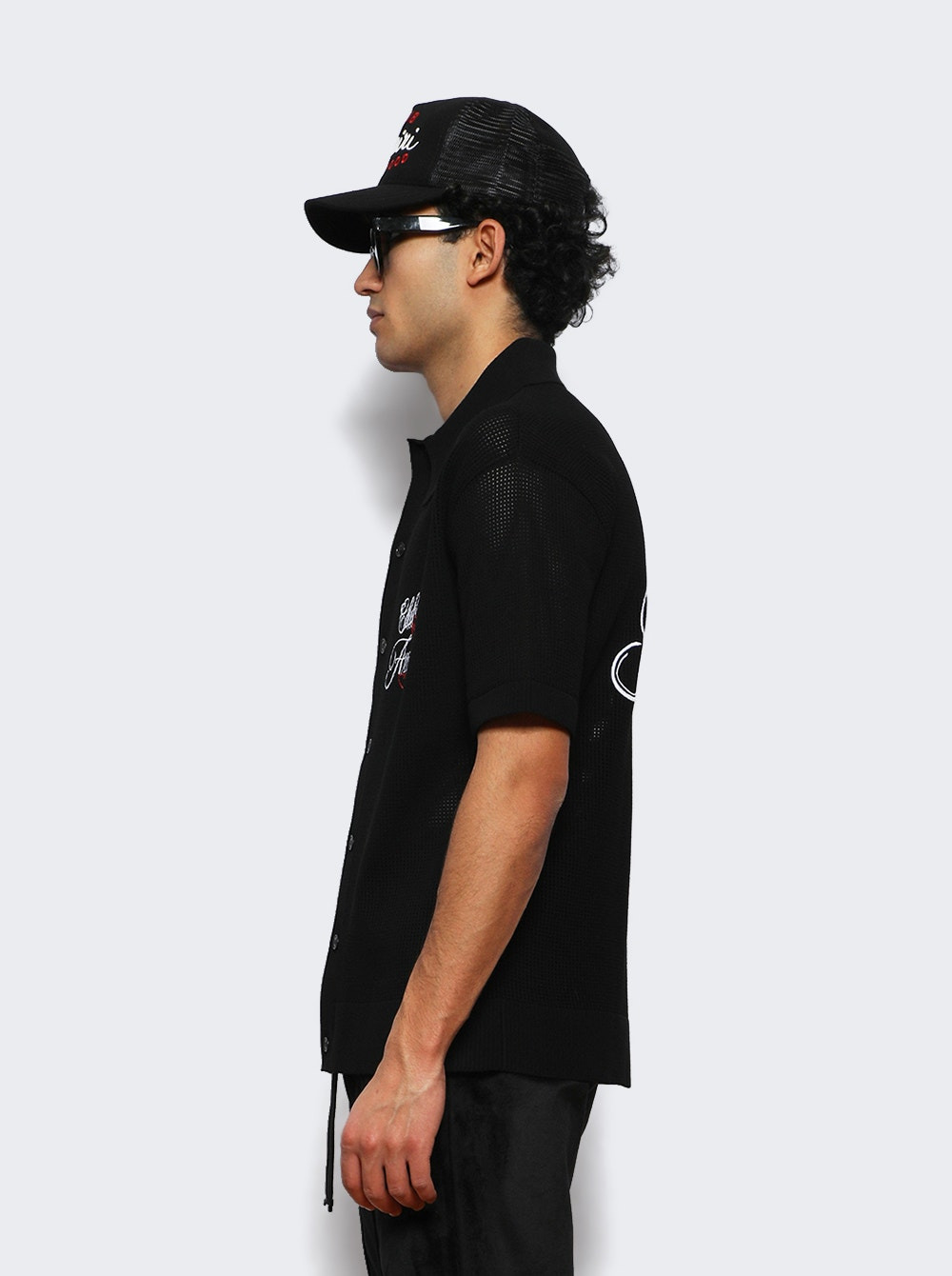 Club Crochet Shirt Black - 3