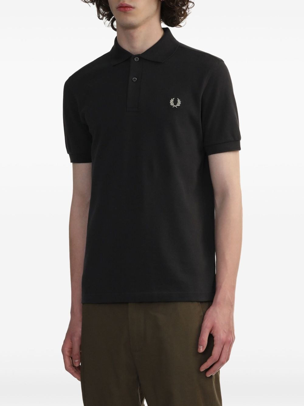 logo-embroidered polo shirt - 2