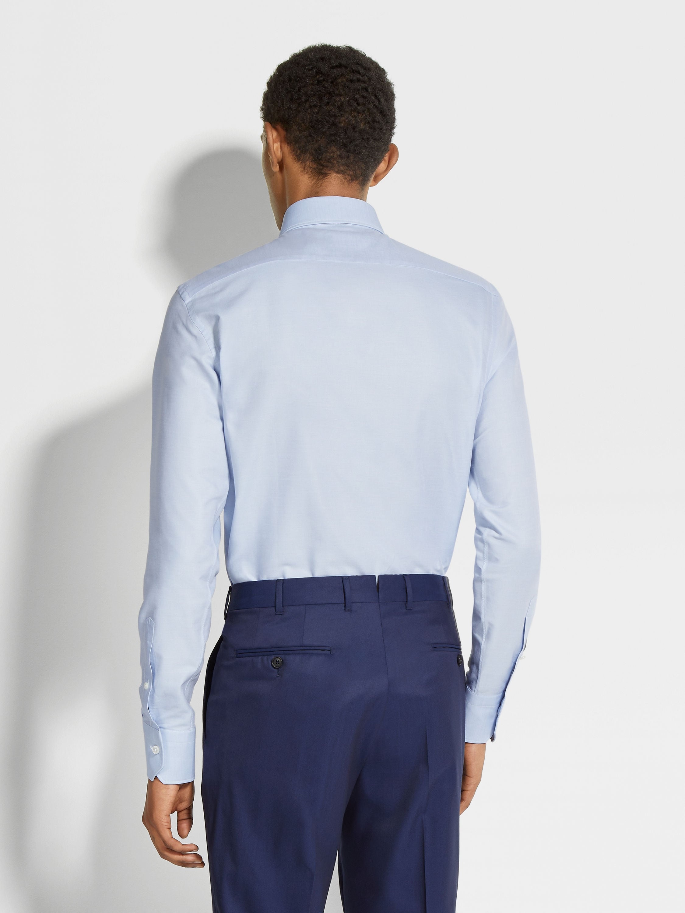 LIGHT BLUE TROFEO™ COTTON SHIRT - 4