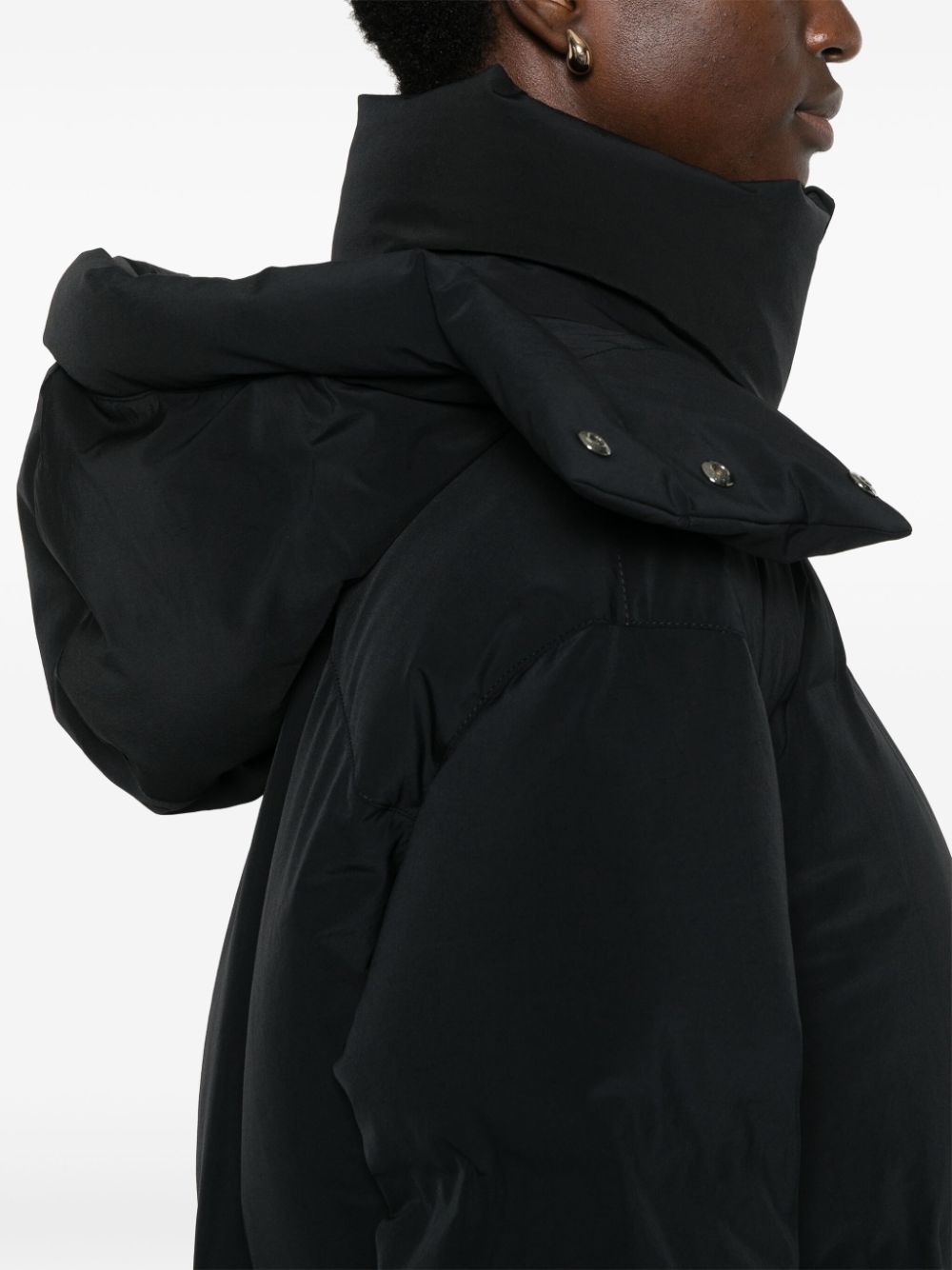 detachable-hood parka - 5