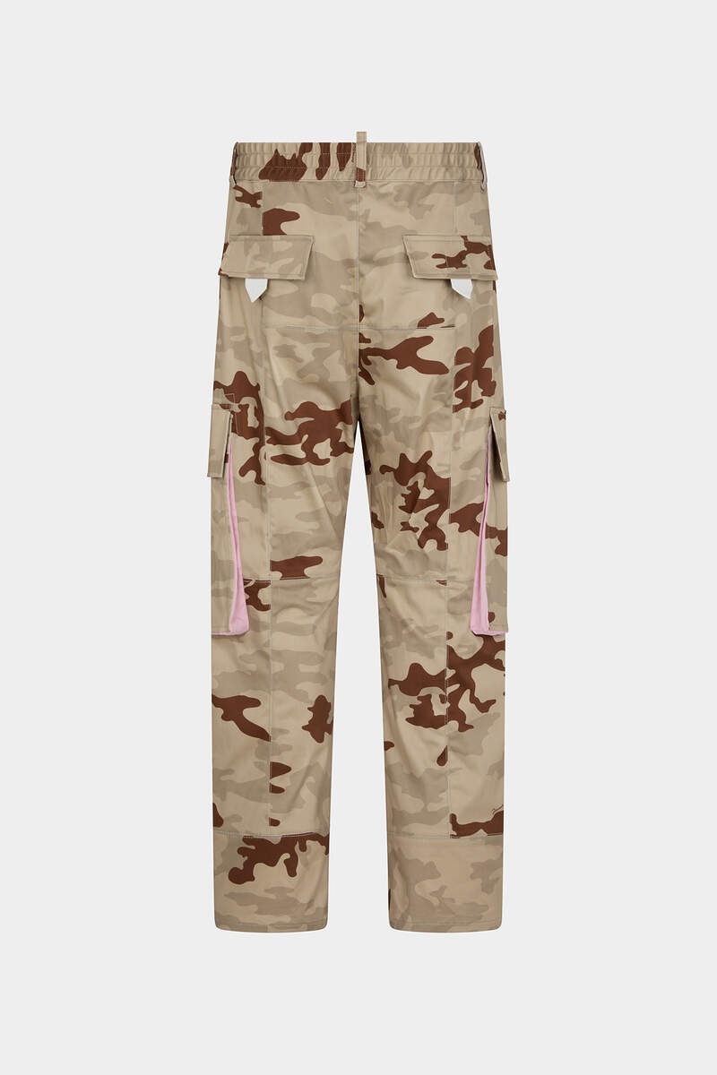 DIAMOND CAMOU CARGO PANTS - 2