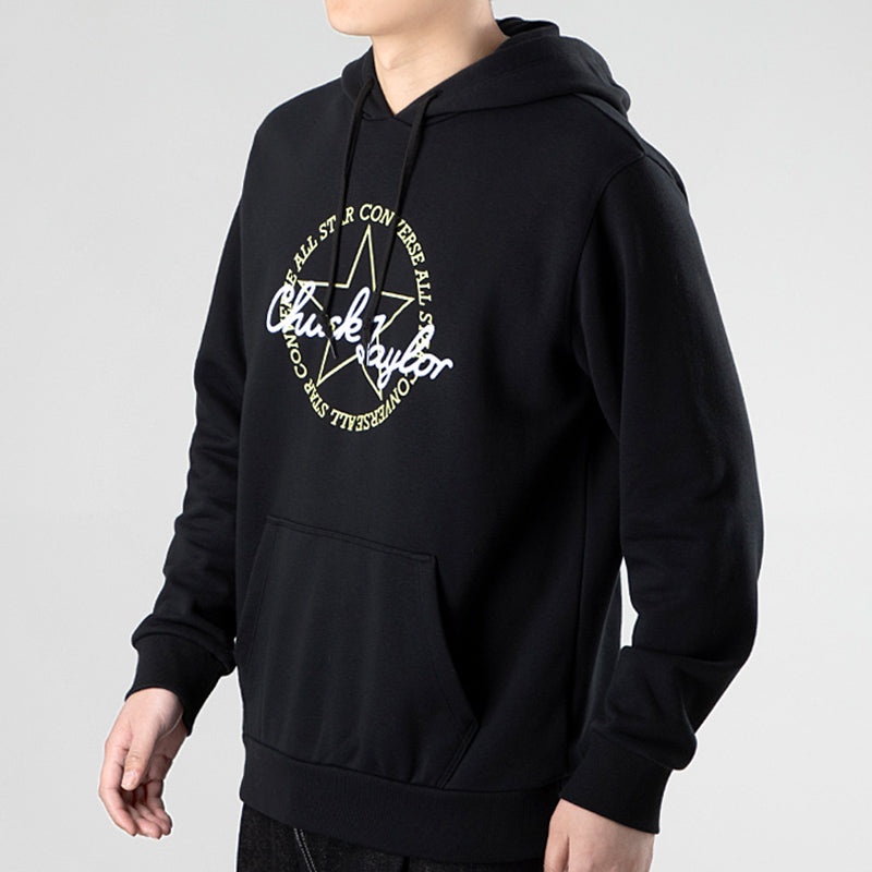 Converse Deconstructed Chuck Patch Pullover Hoodie 'Black' 10022265-A01 - 5