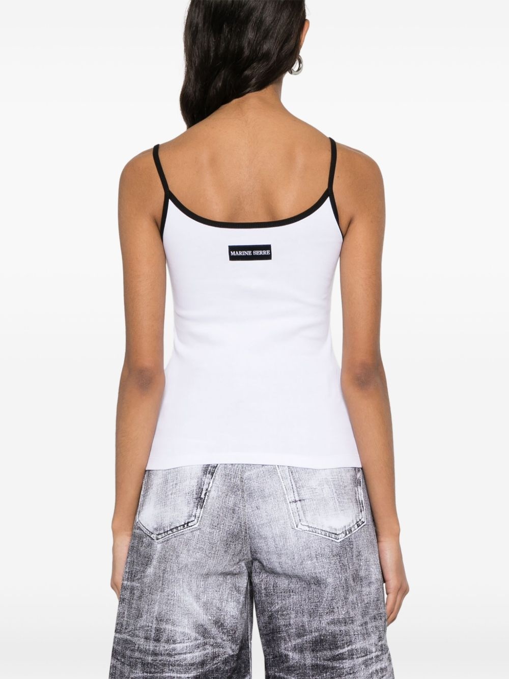 Moon Logo Ribbed tank top - 4