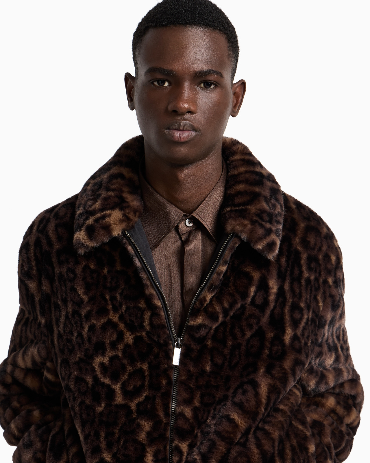 ANIMAL-PRINT FAUX-FUR BLOUSON - 5