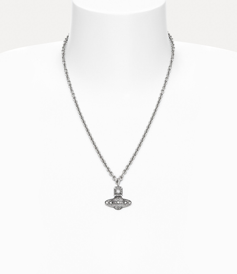 Vivienne Westwood MAN. CARMELO BAS RELIEF PENDANT NECKLACE outlook