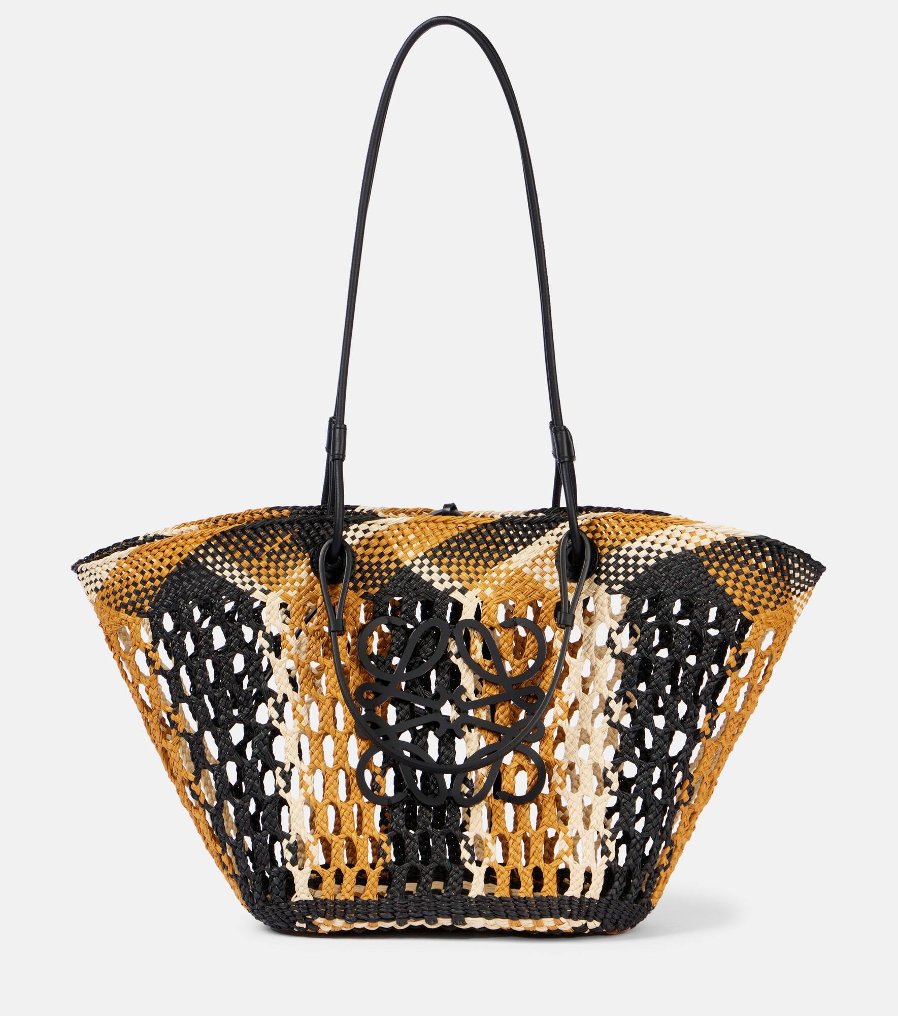 Paula's Ibiza Anagram Medium basket bag - 1