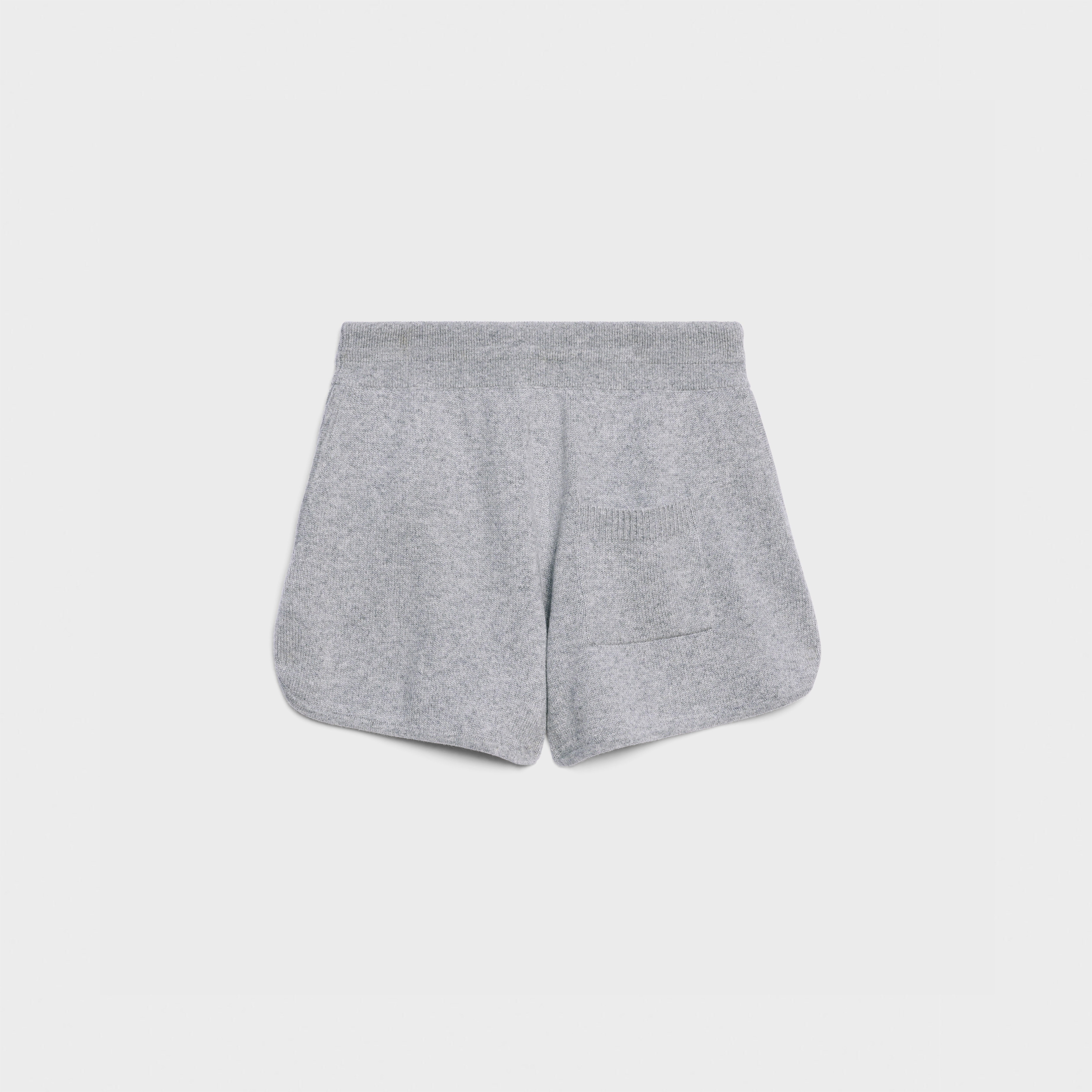 C ATHLETIC CASHMERE/WOOL SHORTS - 2