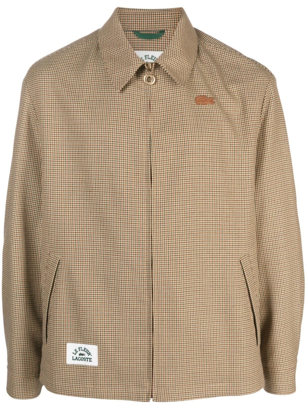 x le FLEUR check-pattern jacket - 1