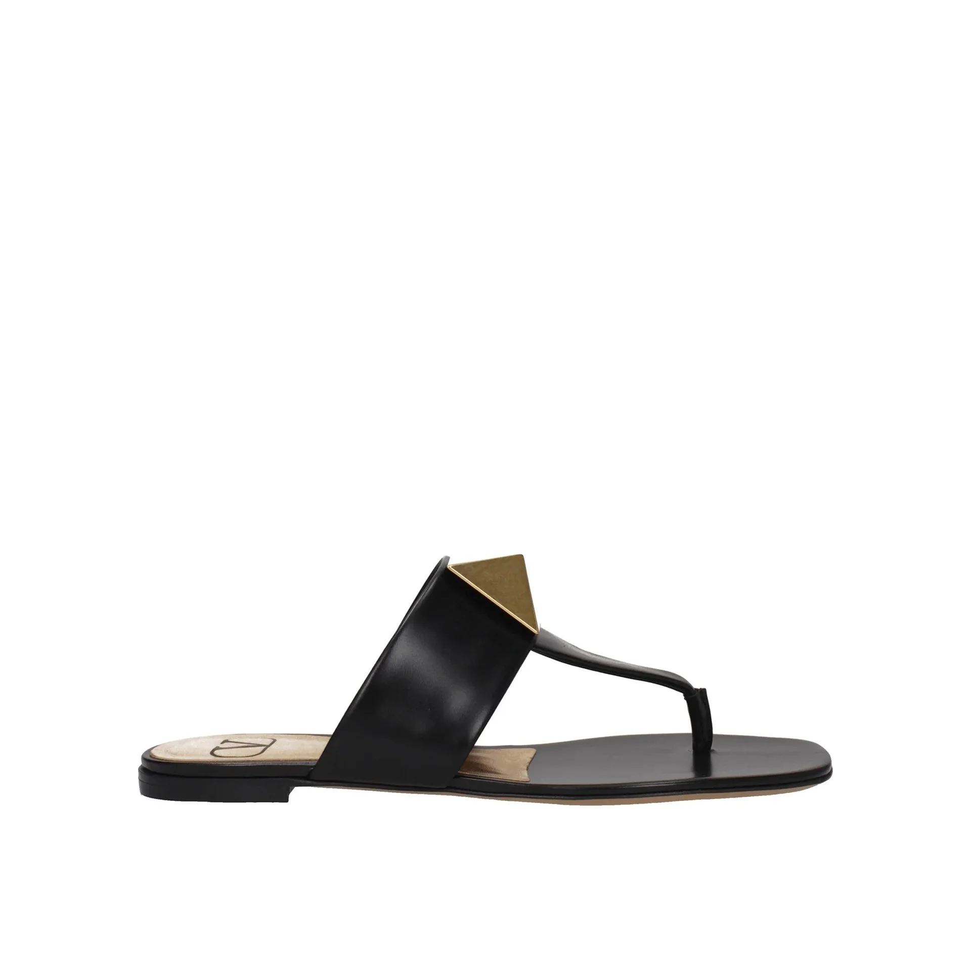 Valentino Garavani One Stud Leather Thong Sandals Women - 1
