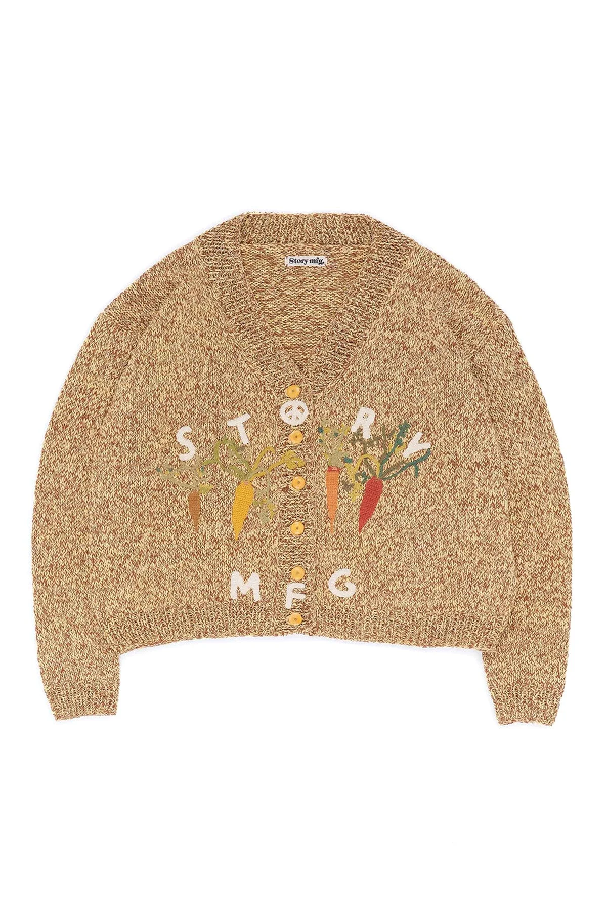 Bulb Knit Cardigan - Jackfruit Carrots - 1