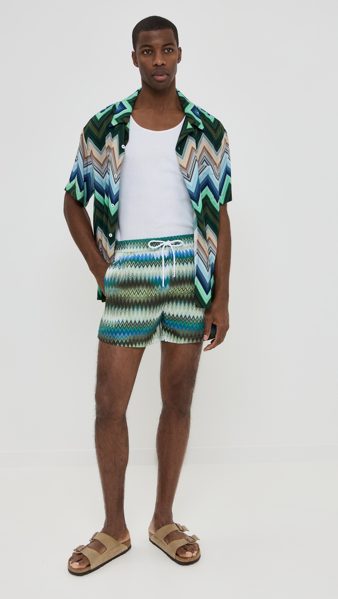 Medium Length Swim Shorts 4.25" - 4