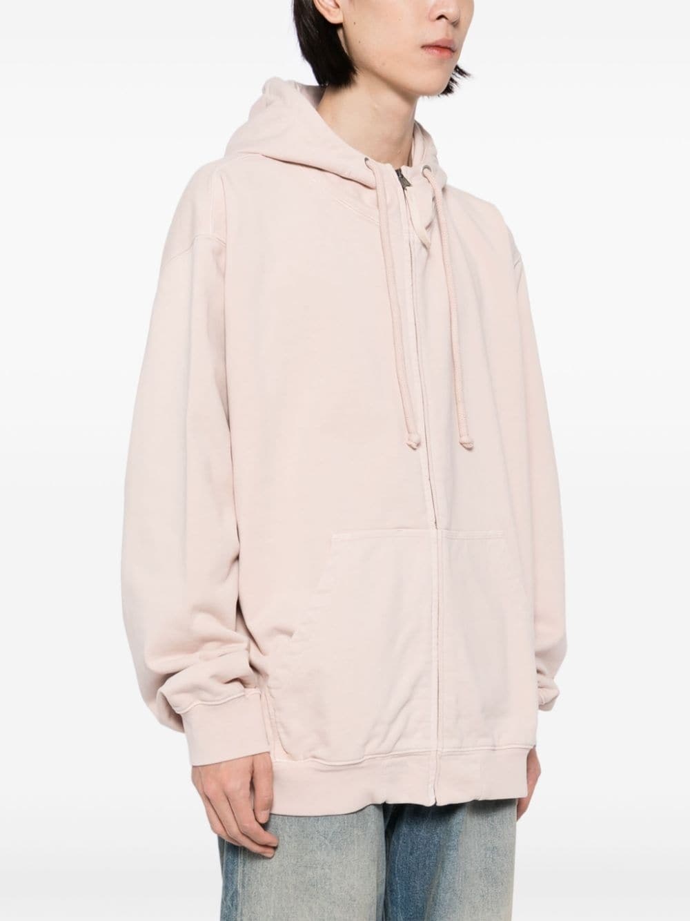 logo-embroidered hoodie - 3