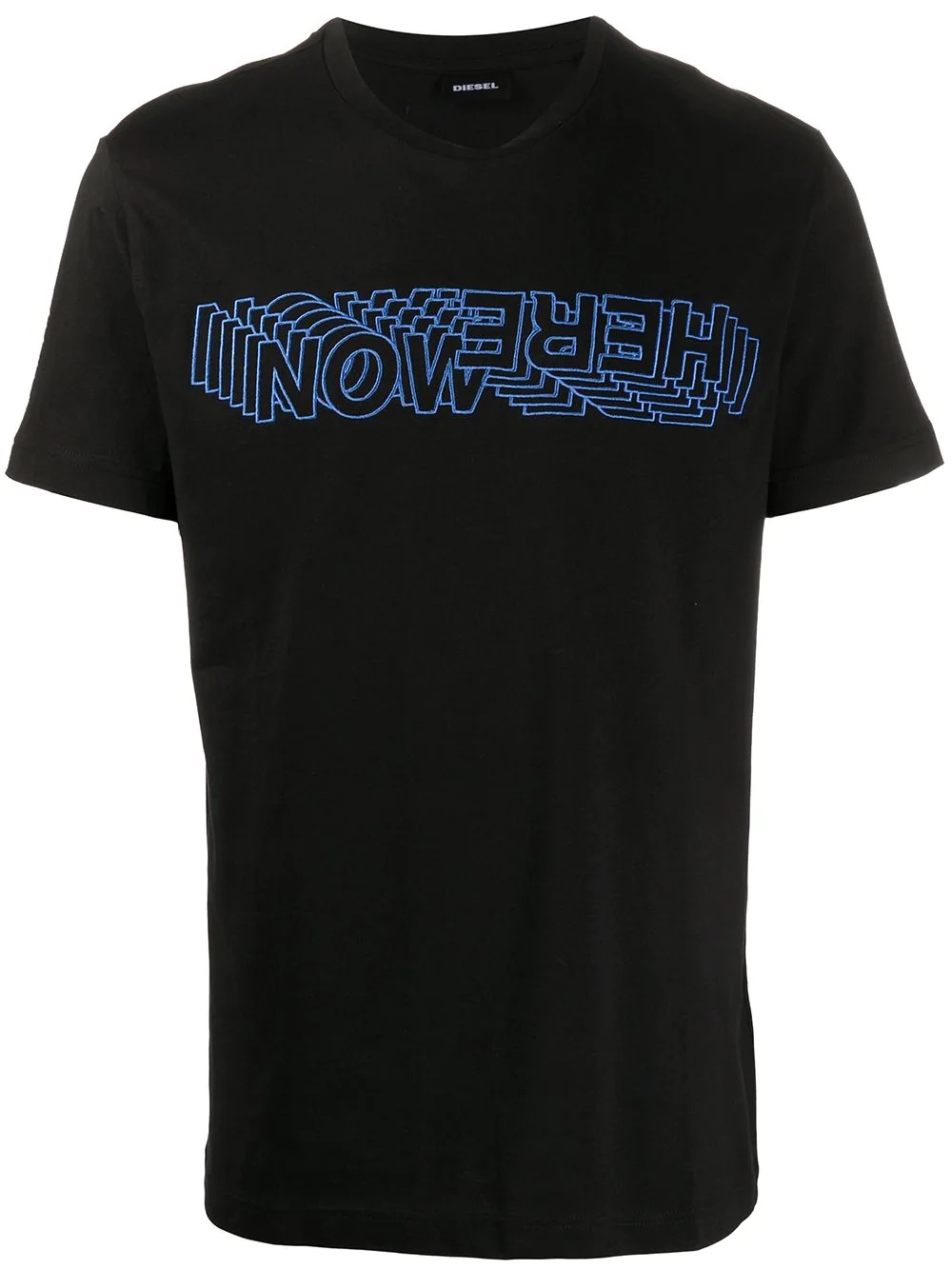 Nowhere embroidery T-shirt  - 1