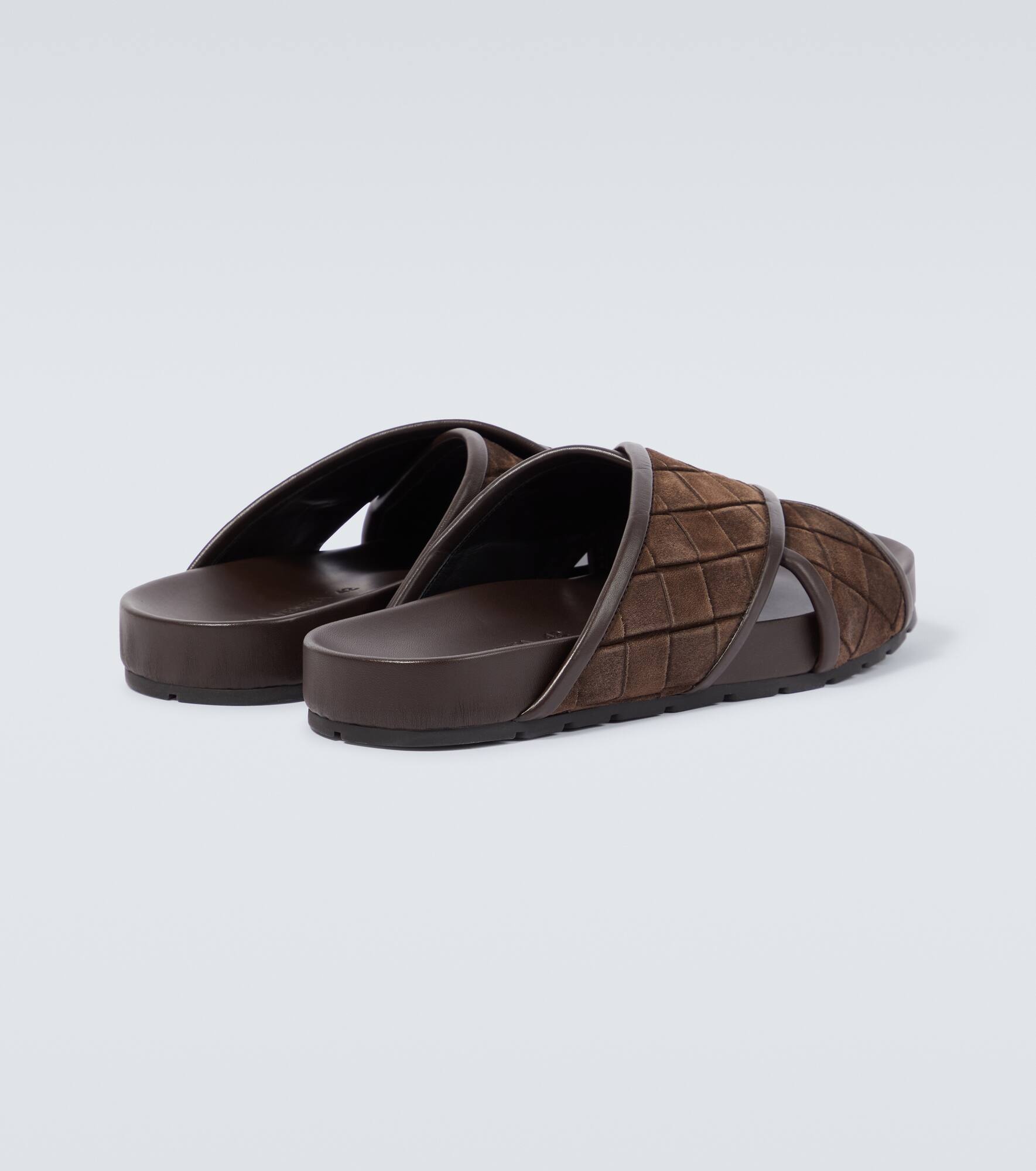 Tarik Intrecciato suede sandals - 6