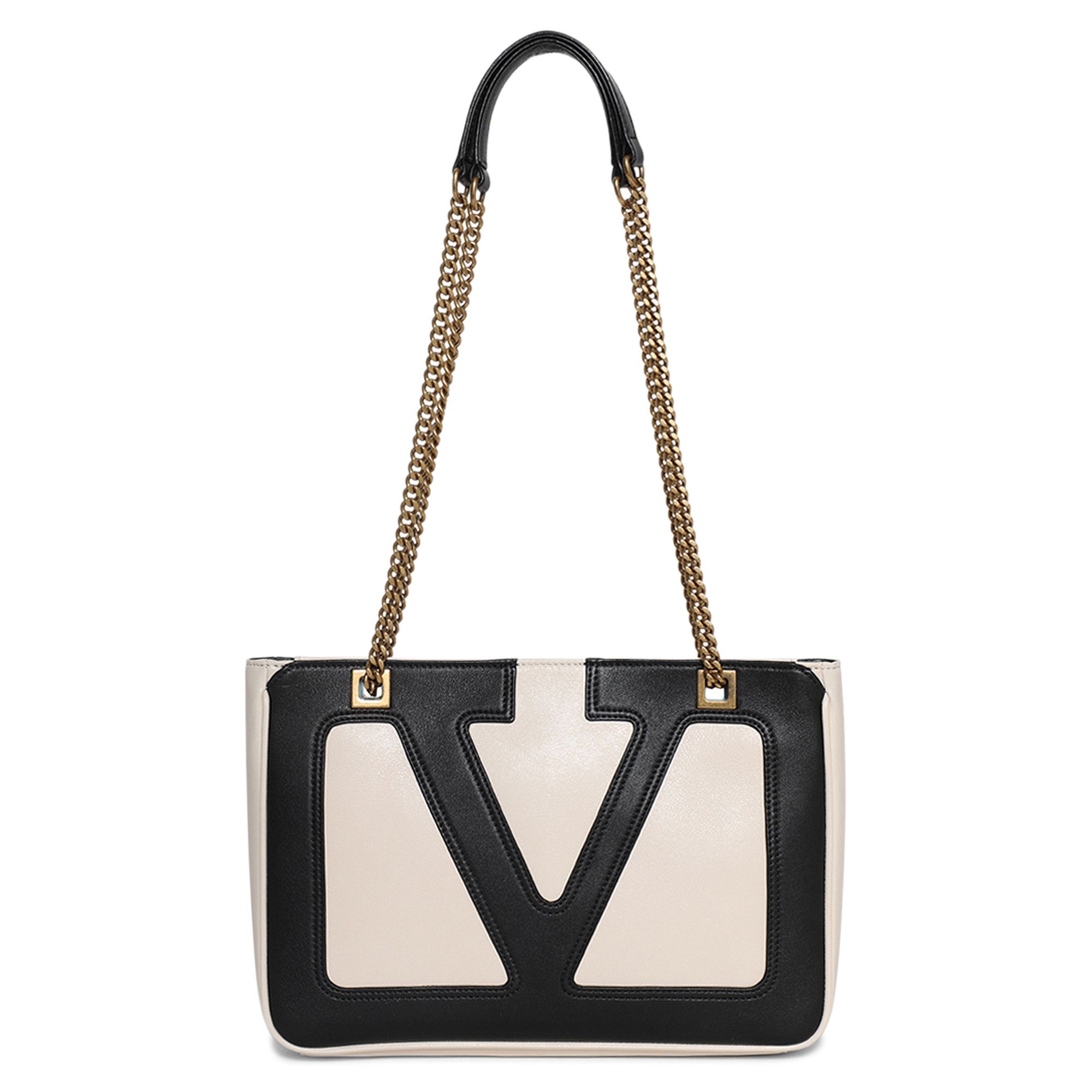 Valentino Viva Superstar Shoulder Bag 'Butter White/Black' - 1