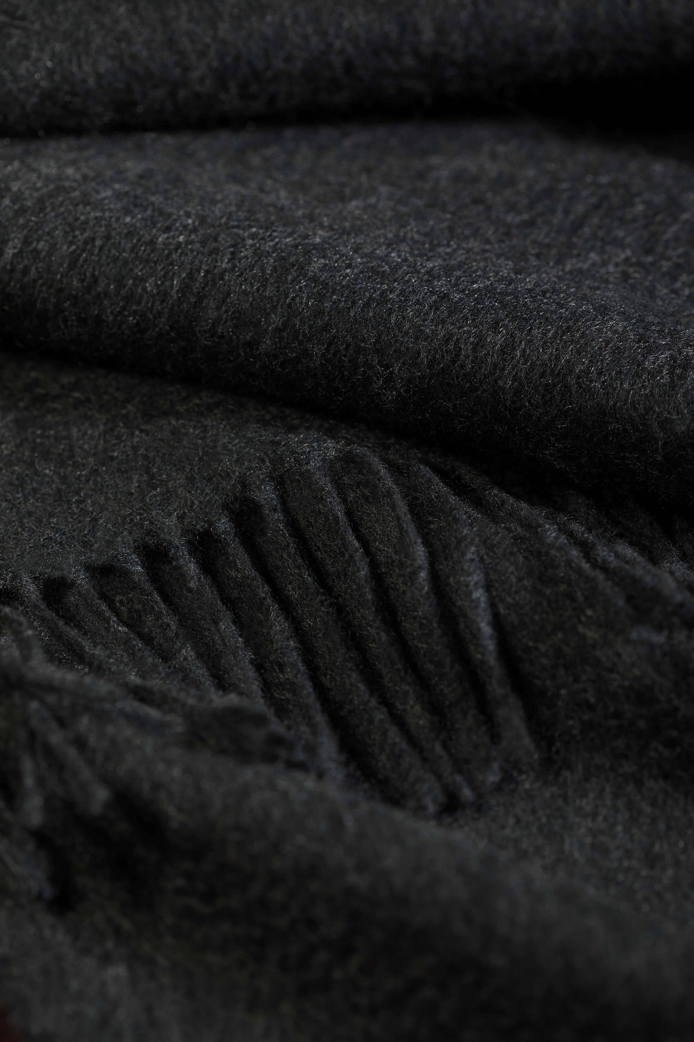 Grey Cashmere Scarf - 2