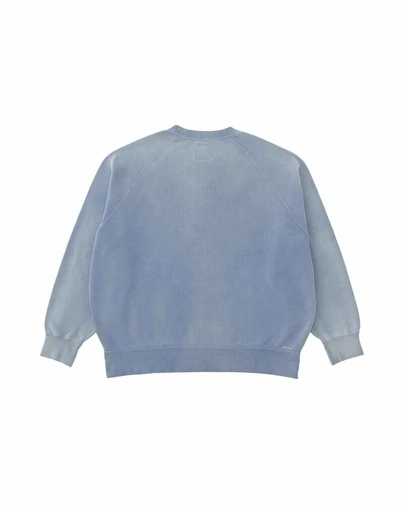 AMPLUS CREW L/S CRASH W BLUE - 2