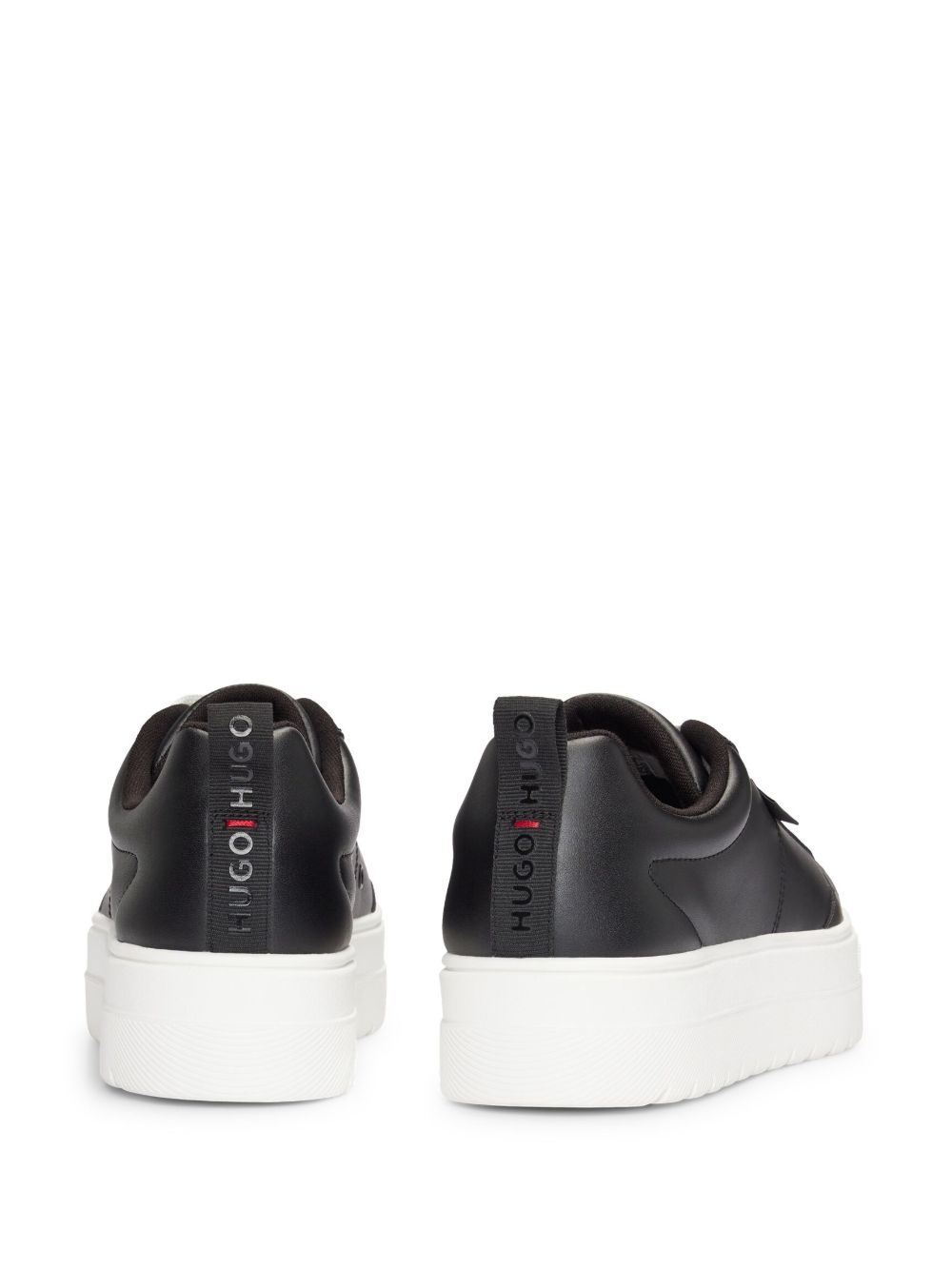logo-patch platform sneakers - 3