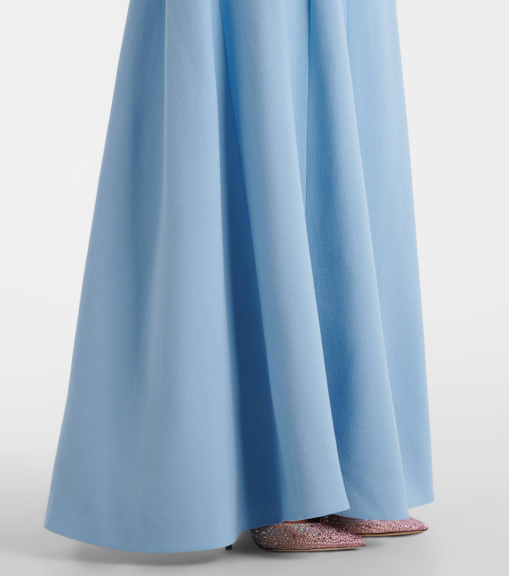 Malinda wool crêpe gown - 6