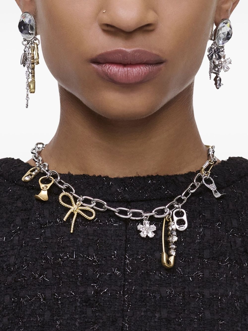 Grunge Glam Charm necklace - 2