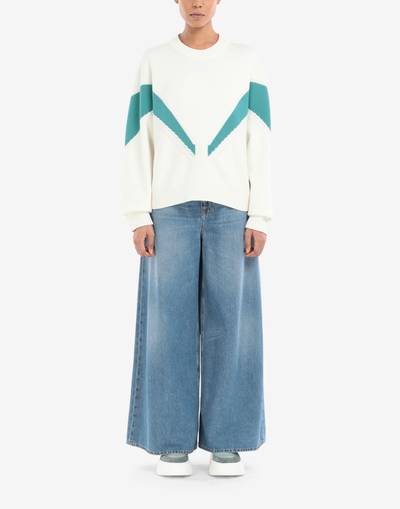 MM6 Maison Margiela Intarsia sweater outlook