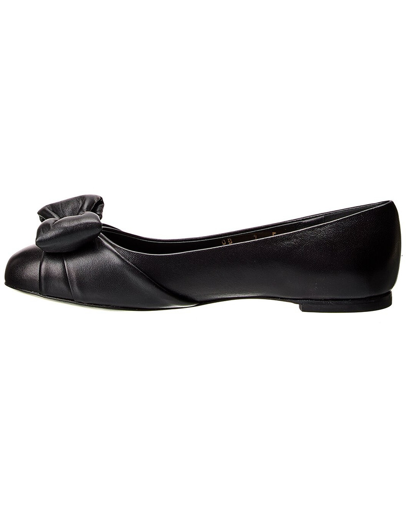 FERRAGAMO Ferragamo Varina Leather Flat outlook