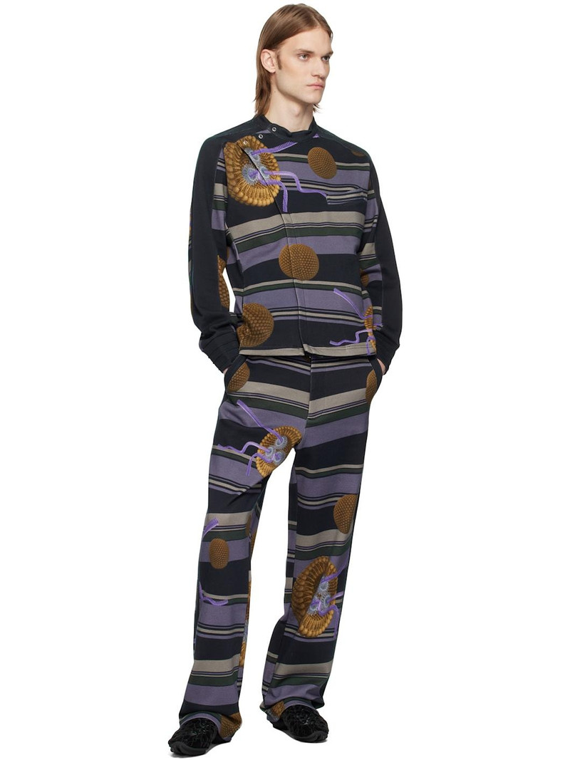 Kiko Kostadinov Black Riadis Printed Trousers outlook