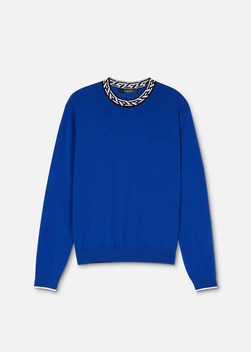 Greca Wool Sweater 1