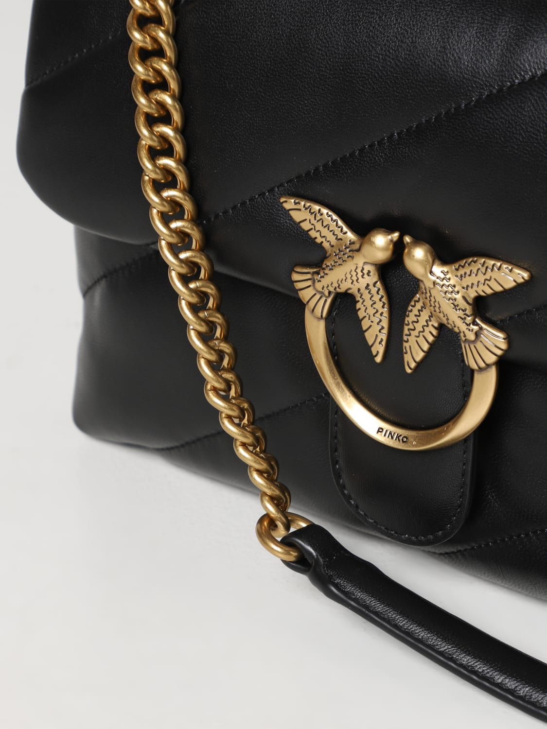 Pinko Love Puff quilted Nappa leather crossbody bag - 3
