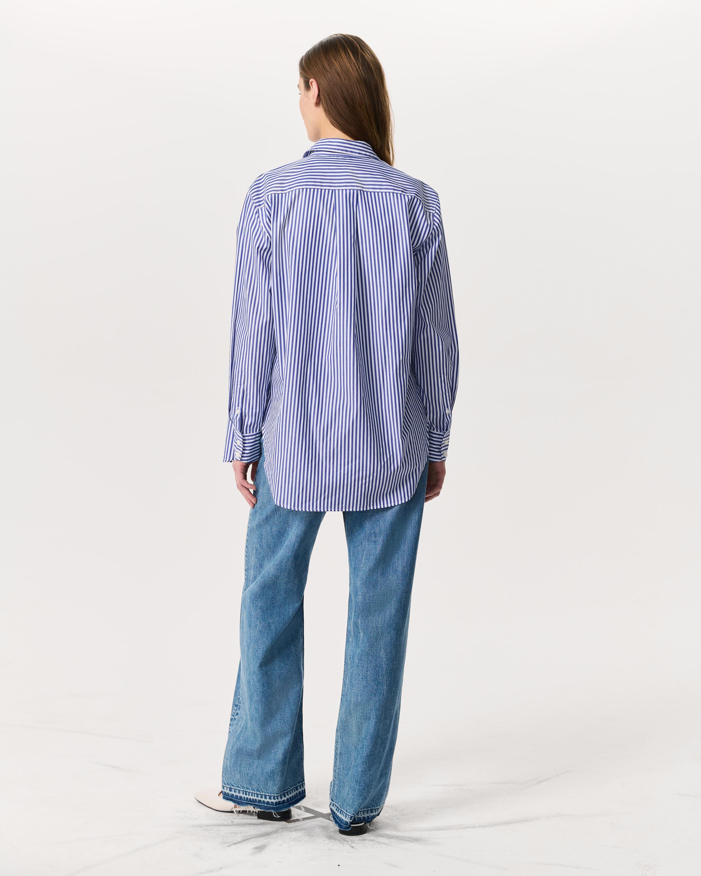 Maxine Poplin Stripe Shirt - 5