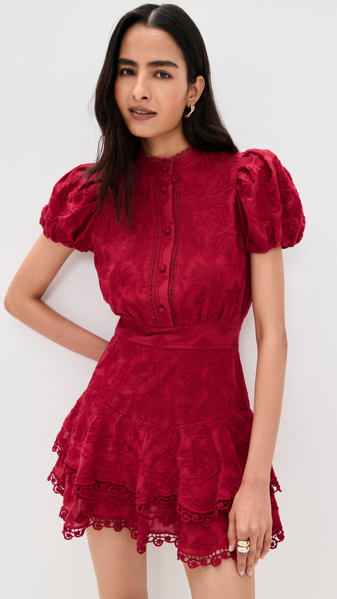 Loryn Embroidered Dress - 1
