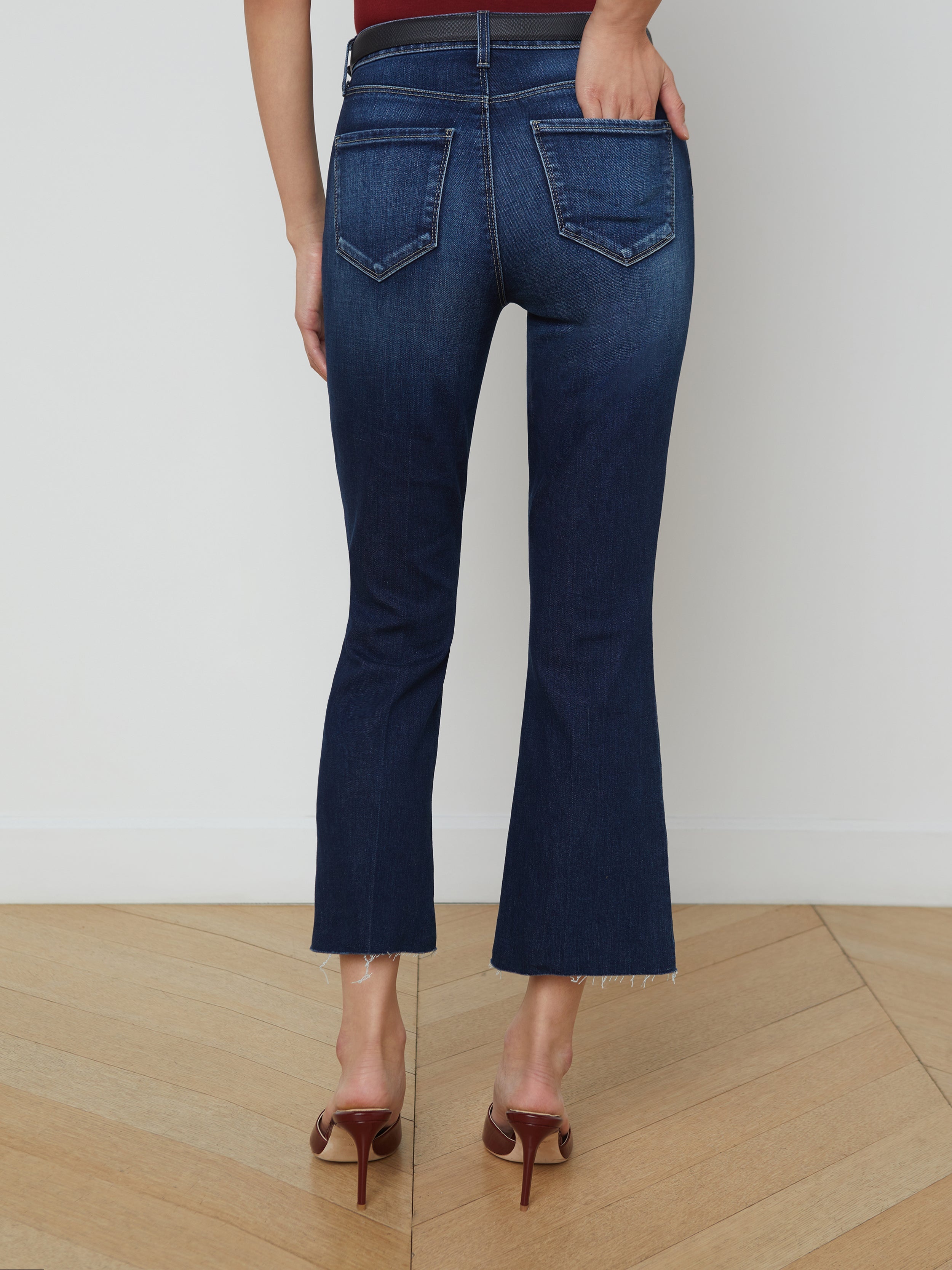 Kendra Cropped Flare Jean - 5