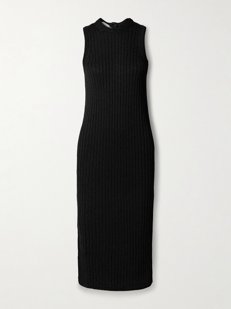 Leighton Ribbed-knit Midi Dress 1