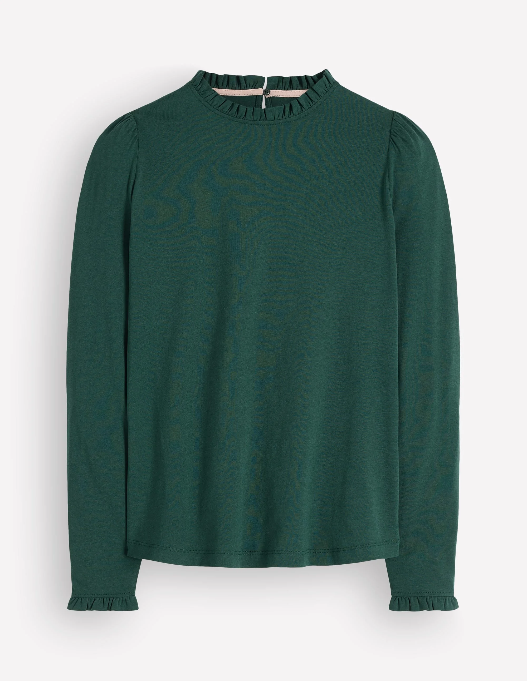 Supersoft Frill Detail Top-Midnight Teal - 1