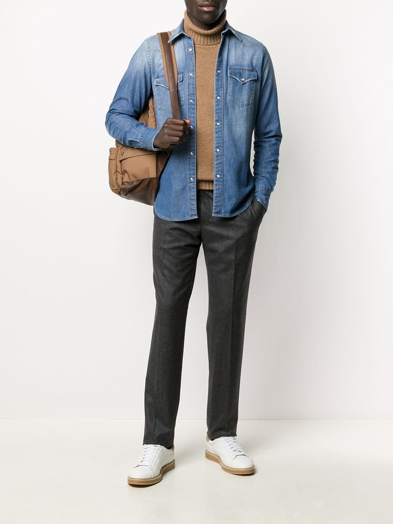 Canali straight-leg trousers outlook