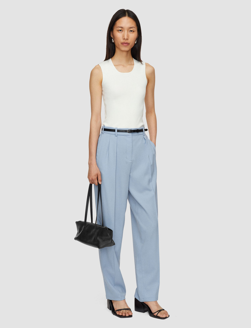 JOSEPH Bucklel Tailoring Crepe Trousers outlook