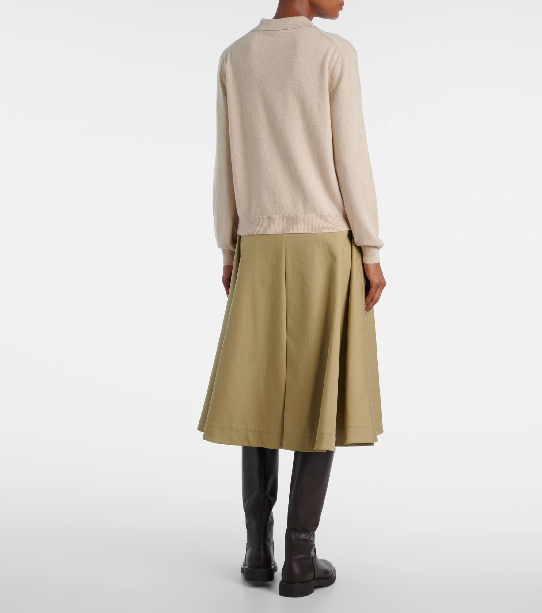 Classic cashmere polo sweater - 3