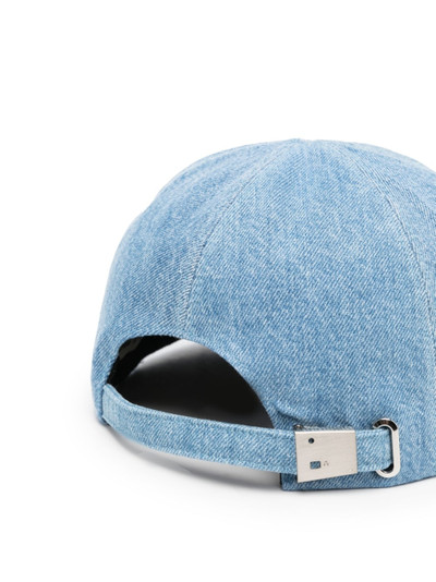 1017 ALYX 9SM six-panel denim cap outlook