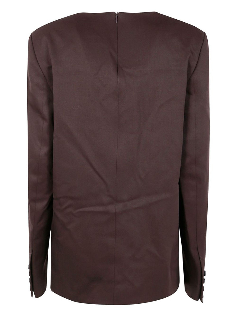 entire studios cut-out pocket long-sleeve top outlook