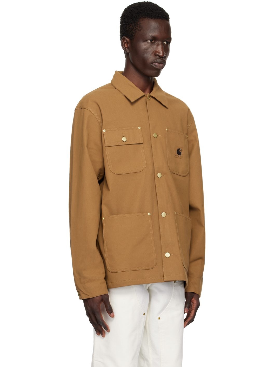 Tan Michigan Faux-Leather Jacket - 2