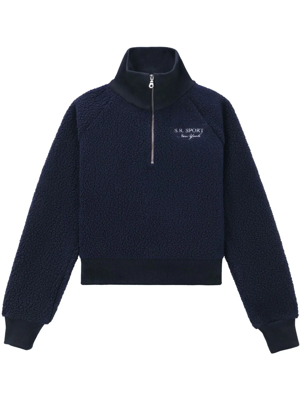 half-zip fleece sweatshirt - 1