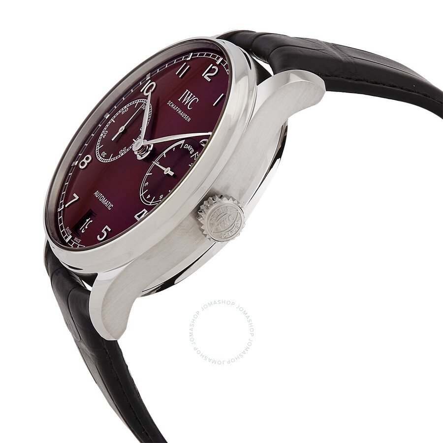 IWC Portugieser Automatic Burgundy Dial Men's Watch IW500714 - 2